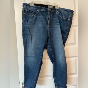 Sky High Skinny Torrid Jeans in extra short.